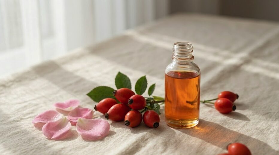 Rosehip oil for scars golden botanical oil with rosehips